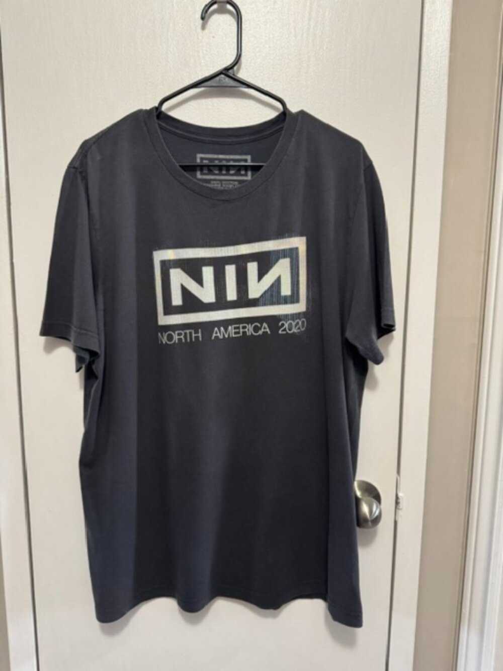 Nine Inch Nails NIN Cold & Black & Infinite 2020 Cancelled Tour T-Shirt XL